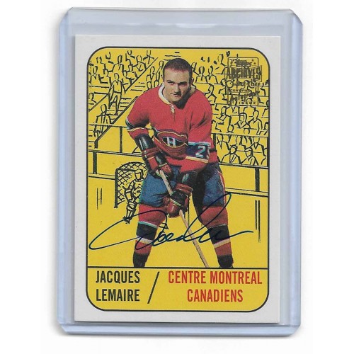 2001-02 Topps Archives Autographs # 65 Jacques Lemaire