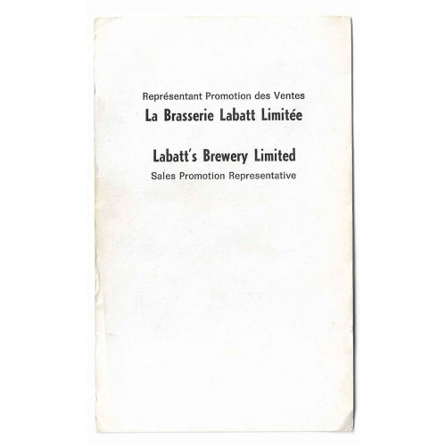 1970's Carte Postale Labatt Yvan Cournoyer Autographiée