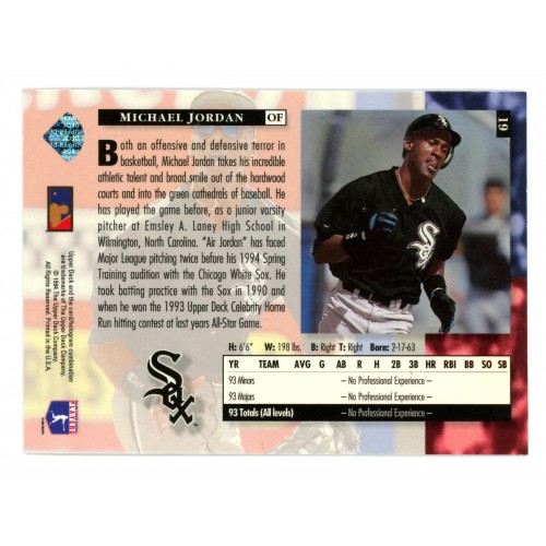 1994 Upper Deck Star Rookies # 19 Michael Jordan