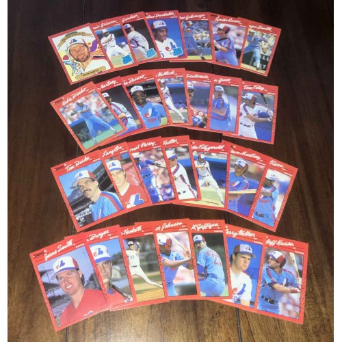 1990 Donruss Expos de Montréal 'Team Set' Série Complète