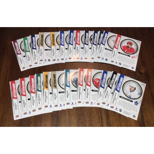 2022-23 Upper Deck Série 1 Centre of Attention Série complète