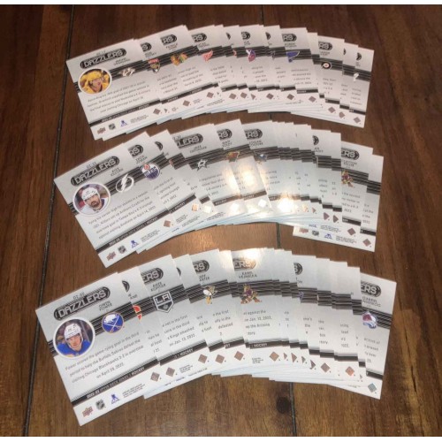 2022-23 Upper Deck Série 1 Dazzlers Orange Série complète 2022-23 Upper Deck Série 1 Dazzlers Orange Série complète