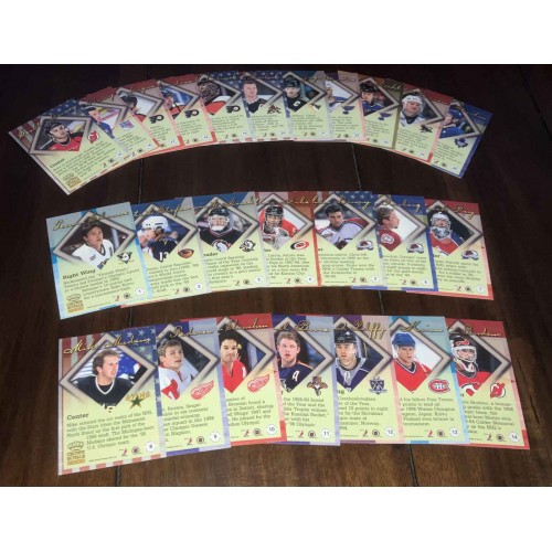 1999-00 Crown Royale International Glory Série Complète