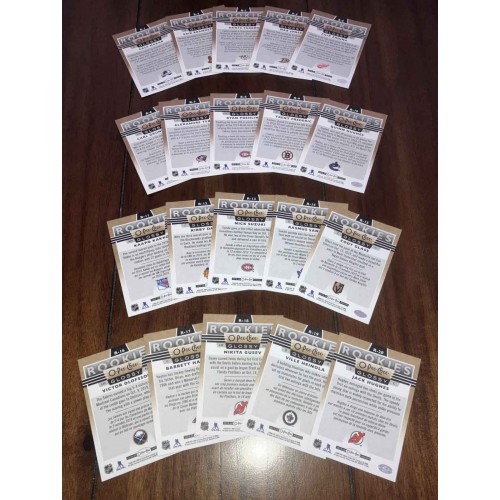 2019-20 Upper Deck OPC Glossy 'Copper' Séries 1 et 2 Complètes