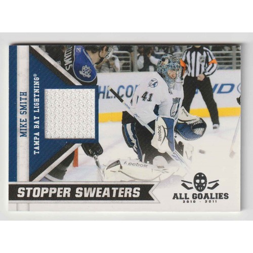 2010-11 Panini All Goalies Stopper Sweaters # 12 Mike Smith