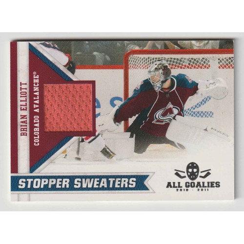 2010-11 Panini All Goalies Stopper Sweaters # 17 Brian Elliott
