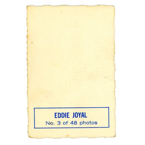 1970-71 O-Pee-Chee Deckle Edge # 3 Eddie Joyal 1970-71 O-Pee-Chee Deckle Edge # 3 Eddie Joyal