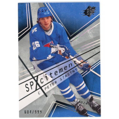 2008-09 SPx SPXcitement # X51 Peter Stastny /999