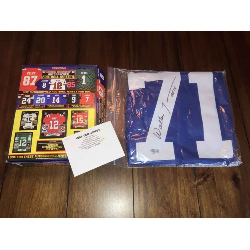 2023 Tristar Hidden Treasures Walter Jones Jersey Autographié