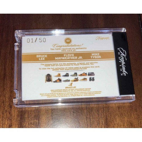 2024 Keepsake Edition Bruce Lee # 92 Triple Relics /50