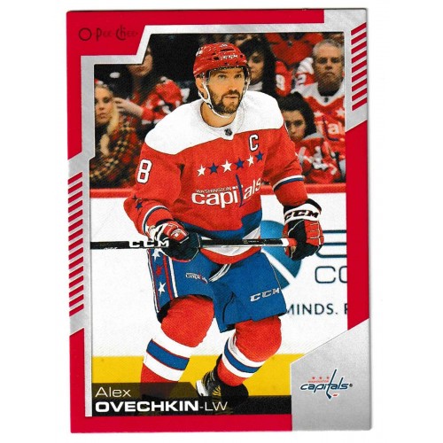 2020-21 O-Pee-Chee Bordure Rouge # 382 Alex Ovechkin