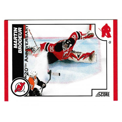 2010-11 Score 20th Anniversary # 305 Martin Brodeur