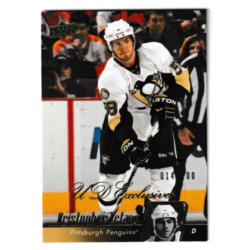 2010-11 Upper Deck UD Exclusives # 411 Kristopher Letang /100