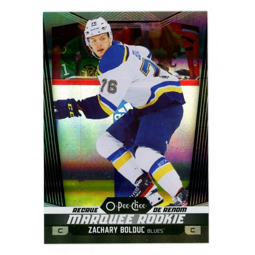 2024-25 O-Pee-Chee Rainbow Black  # 553 Zachary Bolduc RC /100