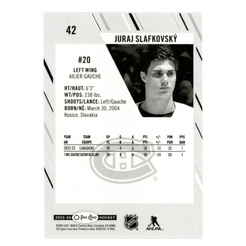 2023-24 O-Pee-Chee Image Variation # 465 Juraj Slafkovsky