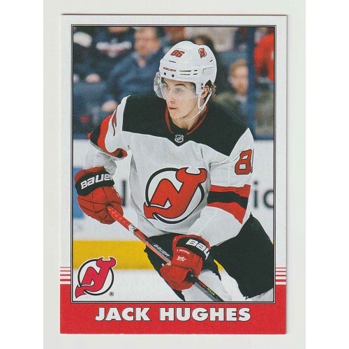 2020-21 O-Pee-Chee Retro Blank Back # 70 Jack Hughes
