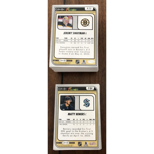 2022-23 O-Pee-Chee  Premier Série complète