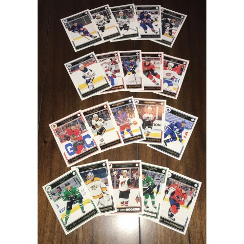 2020-21 Upper Deck Série 1 et 2 OPC Glossy Rookies Série complète 2020-21 Upper Deck Série 1 et 2 OPC Glossy Rookies Série complète