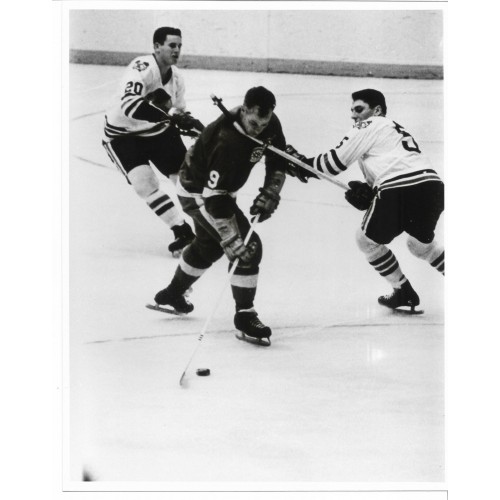 1960's Blackhawks vs Red Wings 8 x 10