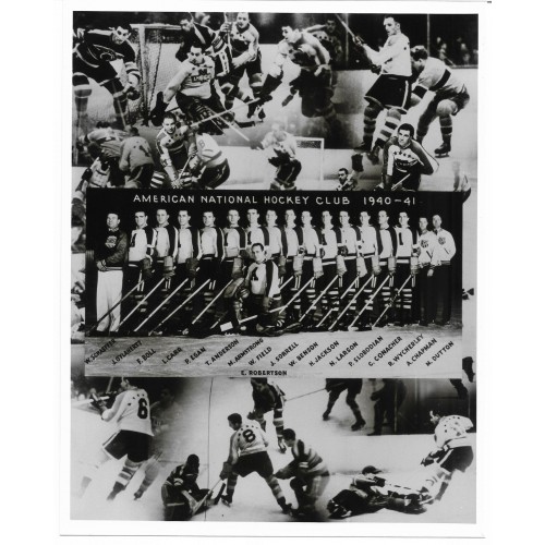 1940-41 Équipe de Hockey American National 8 x 10