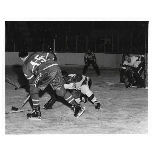 1960's Canadiens vs Red Wings 8 x 10