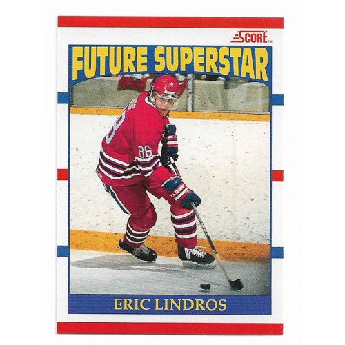 1990-91 Score Bilingue # 440 Eric Lindros RC