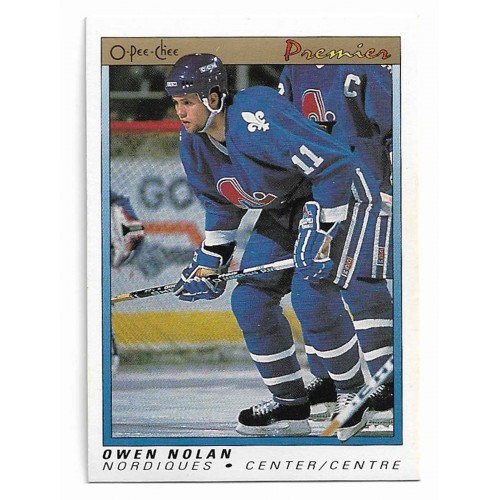 1990-91 O-Pee-Chee Premier # 86 Owen Nolan RC