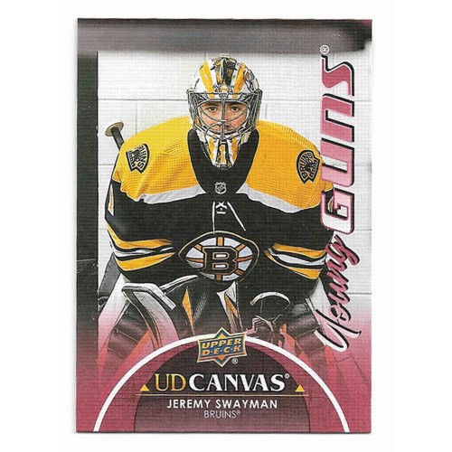 2021-22 Upper Deck Canvas # C116 Jeremy Swayman RC