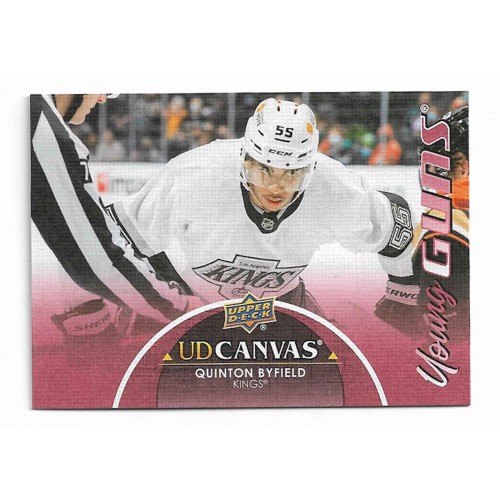 2021-22 Upper Deck Canvas # C91 Quinton Byfield RC