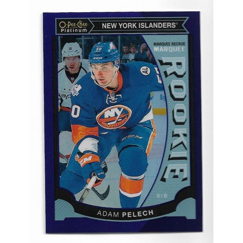 2015-16 O-Pee-Chee Platinum Marquee Rookies Purple # M47 Adam Pelech /25