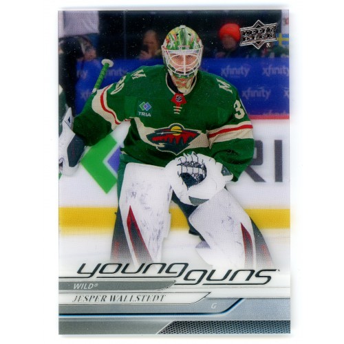 2024-25 Upper Deck Clear Cut # 202 Jesper Wallstedt RC