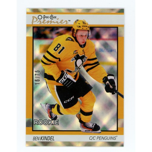 2025-26 O-Pee-Chee Premier Diamond Foil # P-99 Ben Kindel RC /75