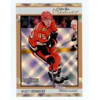 2025-26 O-Pee-Chee Premier Diamond Foil # P-91 Beckett Sennecke RC /75