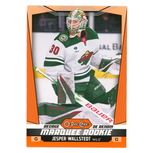 2024-25 O-Pee-Chee Orange  # 541 Jesper Wallstedt RC /25