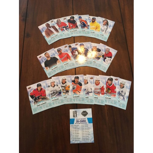 2019 Upper Deck Singles Day Non ''Gratté'' Série Complète