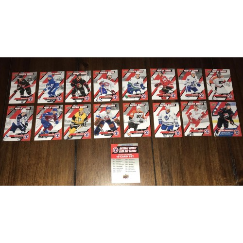 2020-21 Upper Deck National Hockey Card Day Canada Série Complète