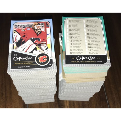 2011-12 O-Pee-Chee Série Complète (incluant Recrues)