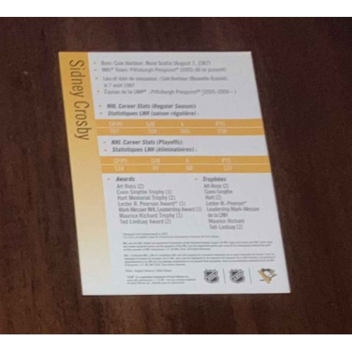 2016 Poste Canada Sidney Crosby Timbre