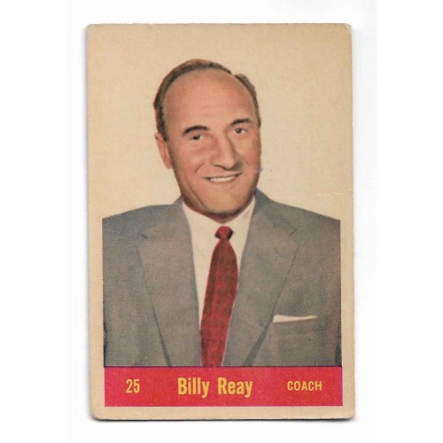 1957-58 Parkhurst Maple Leafs de Toronto # 25 Billy Reay