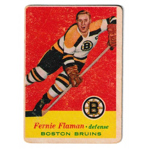 1957-58 Topps # 4 Fernie Flaman