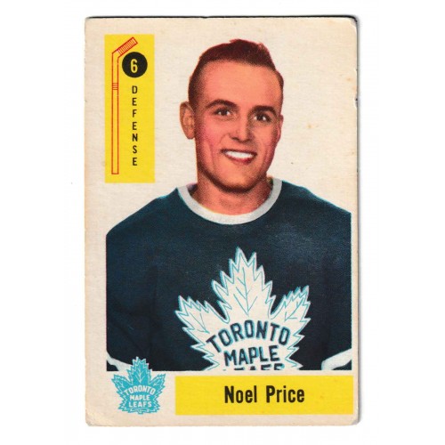 1958-59 Parkhurst # 6 Noel Price RC