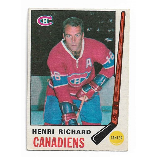 1969-70 O-Pee-Chee # 163 Henri Richard