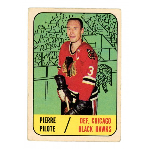 1967-68 Topps # 62 Pierre Pilote
