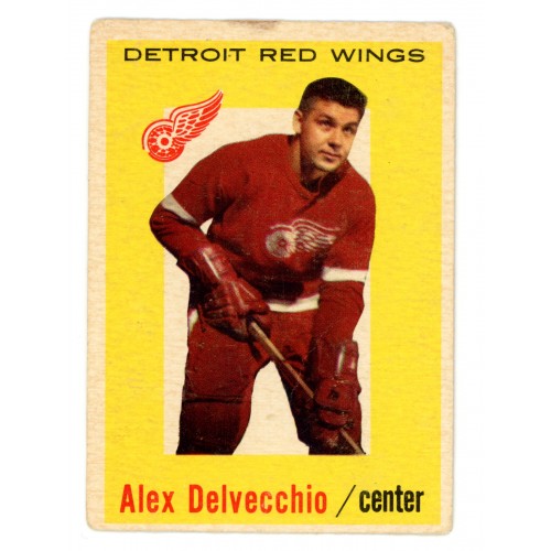 1959-60 Topps # 8 Alex Delvecchio