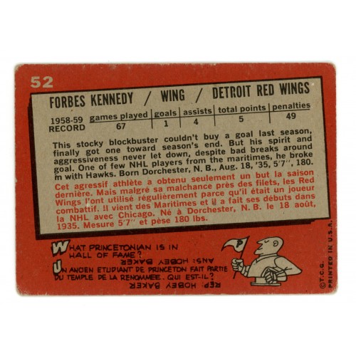 1959-60 Topps # 52 Forbes Kennedy